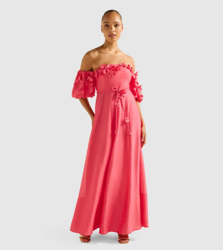 forever new CORA Floral Applique Maxi Dress
